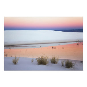 Impression Photo Ciel sombre réfléchi dans la piscine d'eau de