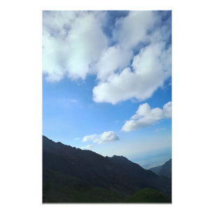 Impression Photo Cimes des Carpates sous un ciel bleu – Photographi