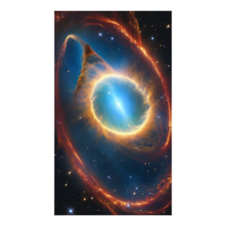 Impression Photo Cinematic Cosmic Rings Nebula