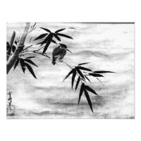 Classics Zen - Sesshu - Oiseau et Bambou