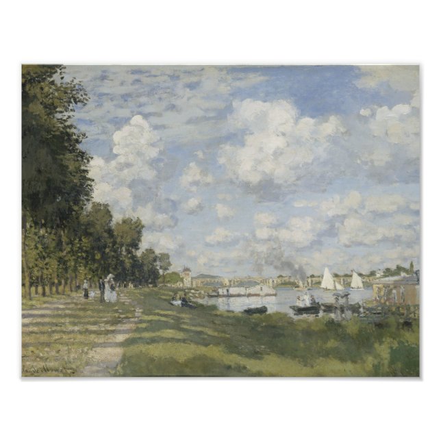 Impression Photo Claude Monet - Bassin d'Argenteuil (Devant)
