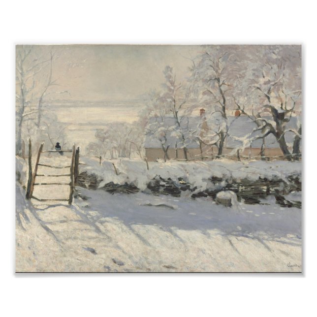 Impression Photo Claude Monet - Le Magpie (Devant)