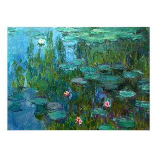Impression Photo Claude Monet Nymphéas
