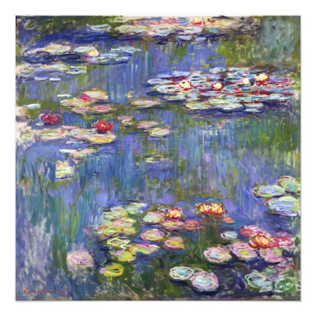 Impression Photo Claude Monet - Nymphéas / Nymphéas (Devant)