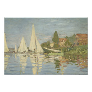 Impression Photo Claude Monet - Regattas à Argenteuil