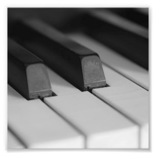Impression Photo Closeup des touches de piano