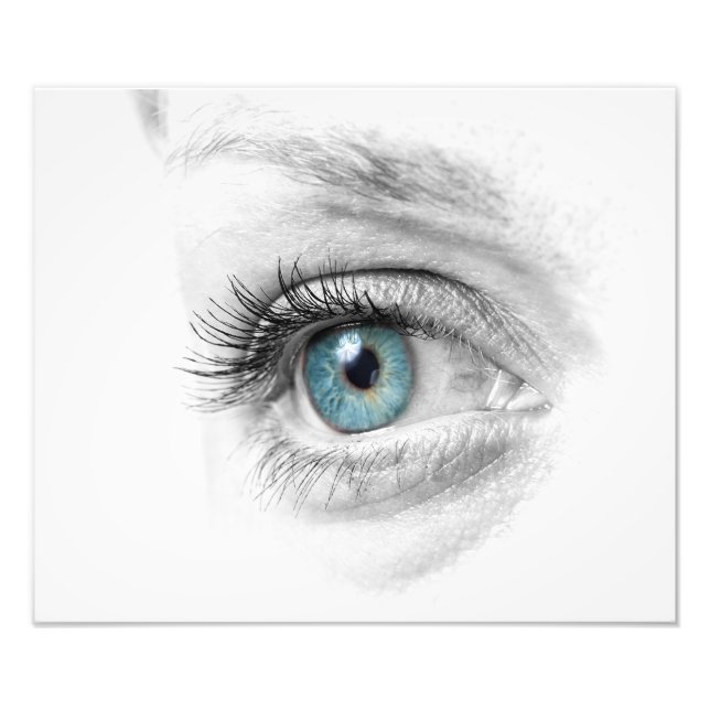 Impression Photo Closeuse oculaire humain (Devant)