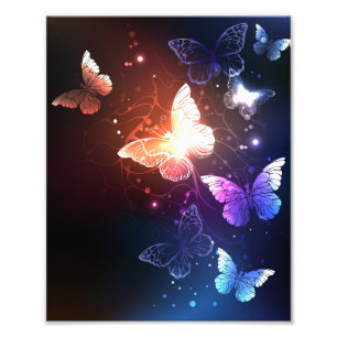Impression Photo Clowing Night Butterflies