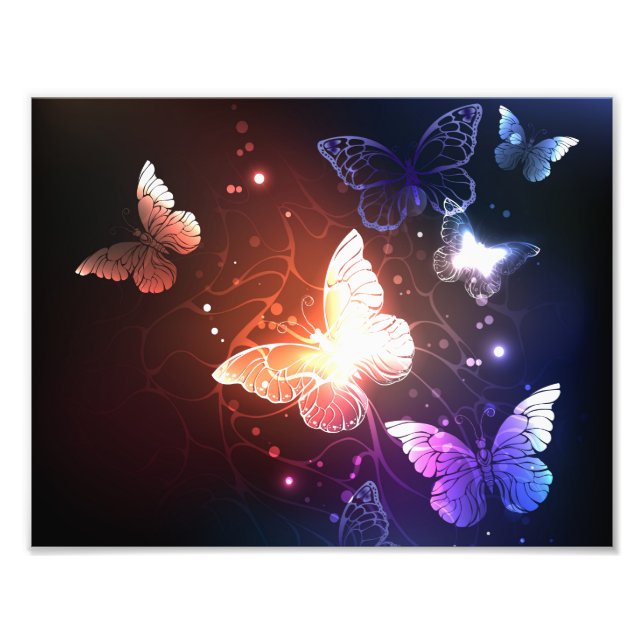 Impression Photo Clowing Night Butterflies (Devant)