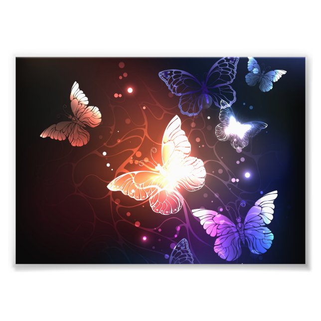 Impression Photo Clowing Night Butterflies (Devant)