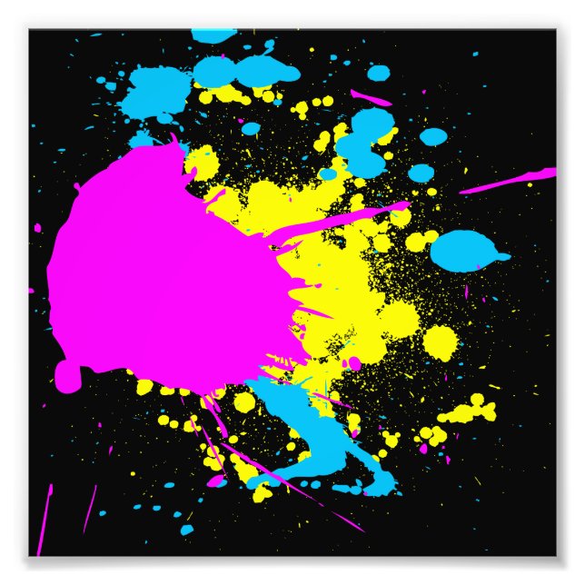 Impression Photo CMYK Splash (Devant)