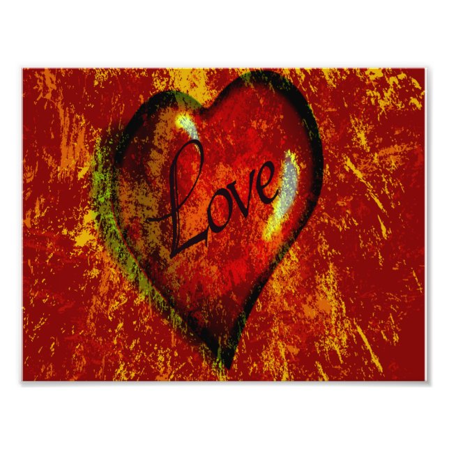 Impression Photo Coeur d'amour (Devant)