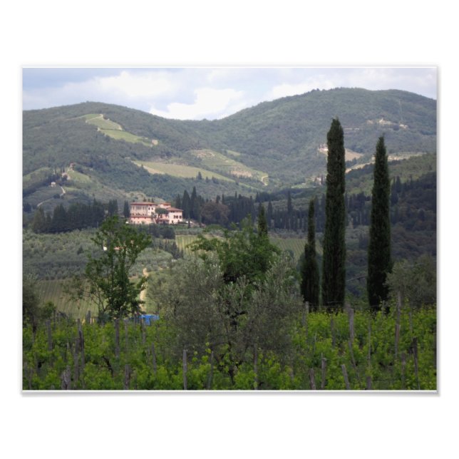 Impression Photo Collines du Chianti (Devant)
