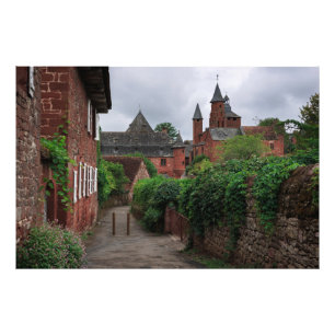 Impression Photo Collonges-La-Fard à joues, la copie rouge de phot