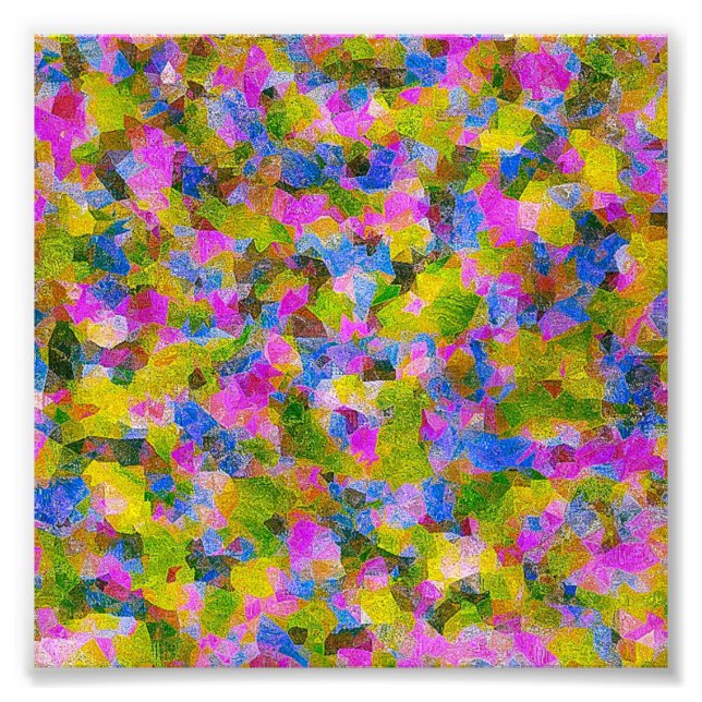 IMPRESSION PHOTO COLORFUL MODERNE ABSTRACT (Devant)