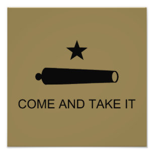 Impression Photo Come & Take It ! Flag de Texas State