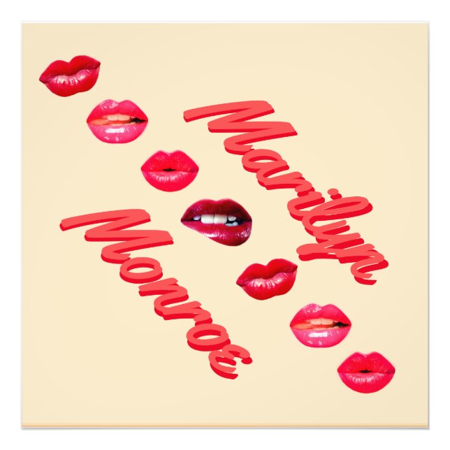Impression Photo Comme Marilyn Monroe (Devant)
