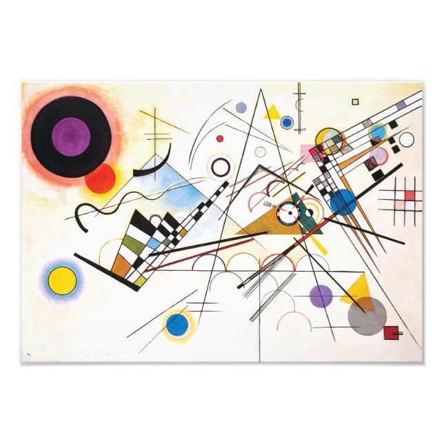 Impression Photo Composition 8 | Kandinsky | (Devant)
