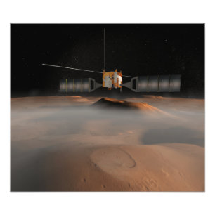 Impression Photo Concept artistique de l'engin spatial Express Mars