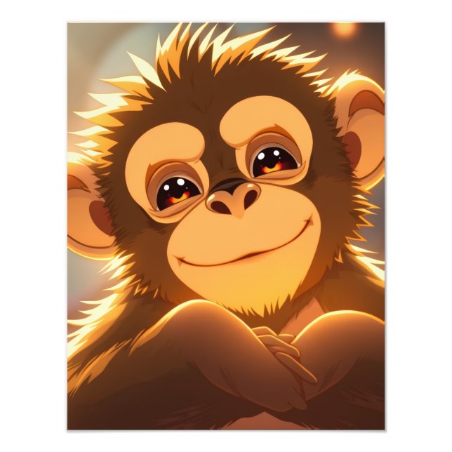 Impression Photo Conception de singe (Devant)