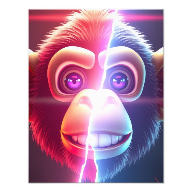 Impression Photo Conception de singe (Devant)