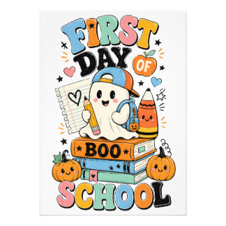 Impression Photo Conception graphique Halloween de rentrée scolaire