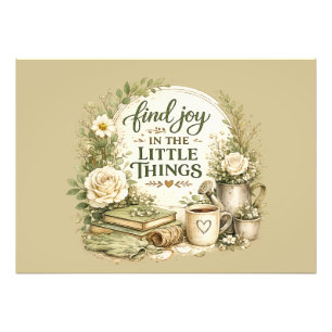 Impression Photo Conception Inspirationnelle Cottagecore Florale Bo