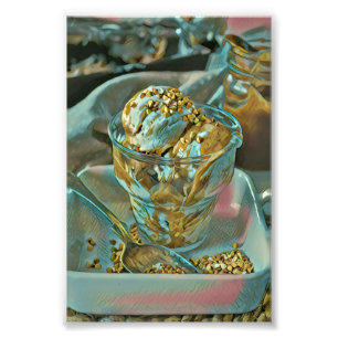 Impression Photo Cône crème glacée d'été