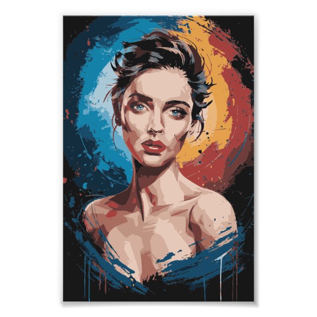 Impression Photo Contours vibrants (Devant)