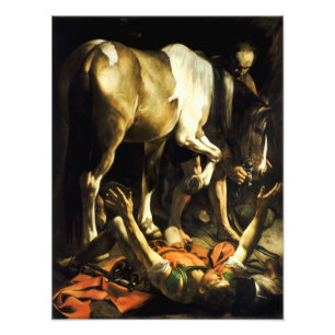 Impression Photo Conversion du Caravaggio de Saint Paul