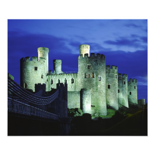 Impression Photo Conwy Castle, Gwynedd, Pays de Galles (Devant)