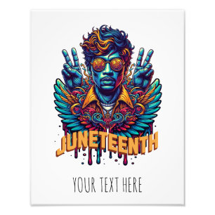 Impression Photo Cool Junetten Black History Mois Angel Freedom