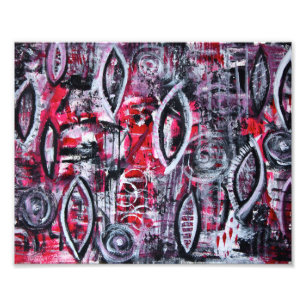 Impression Photo " Copie acrylique fière "debout d'art