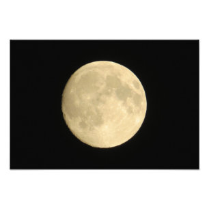 Impression Photo Copie d'art de Pleine lune