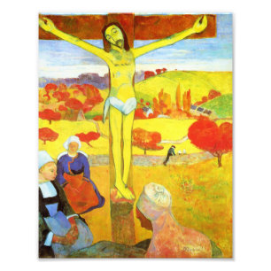 Impression Photo Copie jaune de Gauguin le Christ