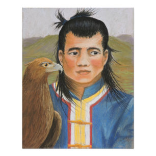 Impression Photo Copie mongole de chasseurs