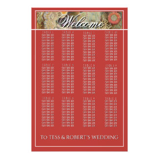 Impression Photo Coral Reef Haeckel Vintage Red Seating Chart