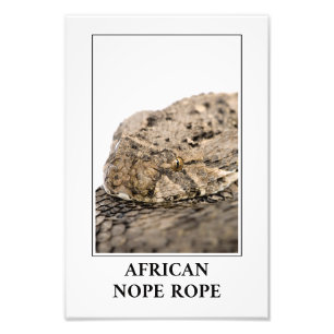 Impression Photo Corde Africaine Nope - Puff Adake Danger
