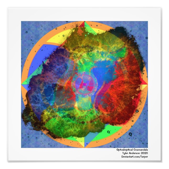 Impression Photo Cosmandala Optosceptique (Devant)