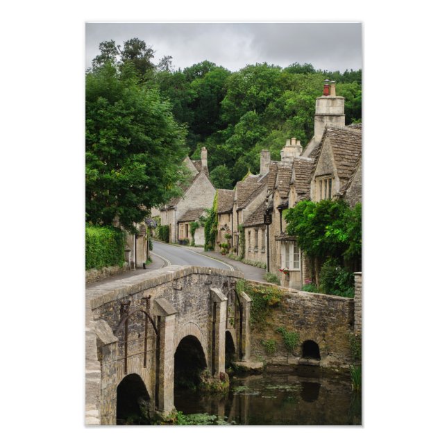 Impression Photo Costwolds town Castle Combe (Devant)