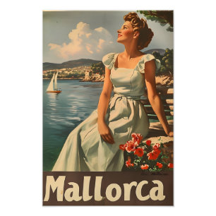 Impression Photo Côte de Majorque, 1950 Élégance Vintage