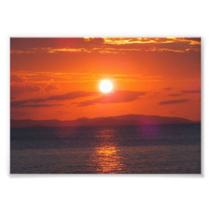 Impression Photo Coucher de soleil