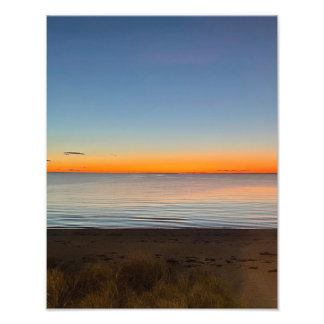 Impression Photo Coucher de soleil à Falmouth Cape Cod 