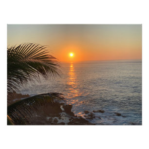 Impression Photo Coucher de soleil à Los Cabos, Mexique