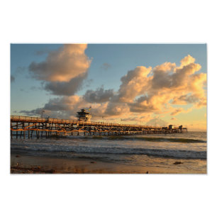 Impression Photo Coucher de soleil de San Clemente
