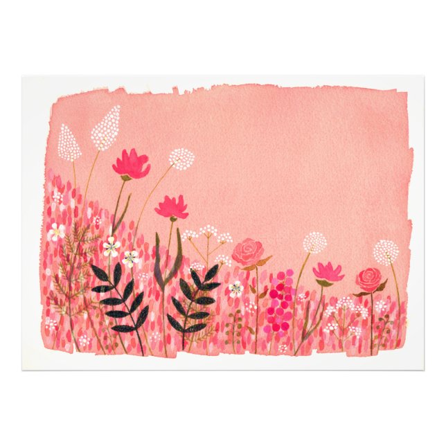 Impression Photo Coucher de soleil rose Dreamscape Jardin paysage s (Devant)