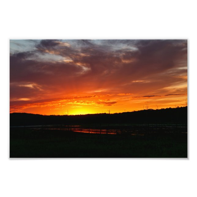 Impression Photo Coucher de soleil SK étonnant (Devant)