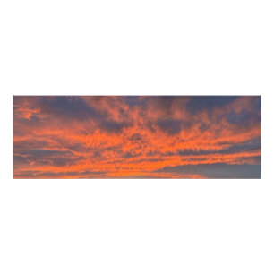 Impression Photo Coucher de soleil sur le feu