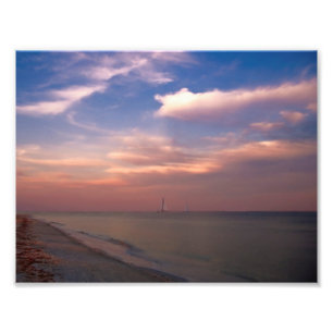 Impression Photo Coucher du soleil sur l'île de Sanibel