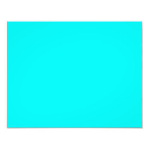 Impression Photo couleur aqua cyan